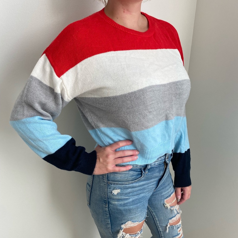 Color Block Sweater